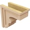 Ekena Millwork 7"W x 14"D x 14"H Classic Highland Rough Cedar Woodgrain TimberThane Corbel, Primed Tan CORUR07X14X14HLDRCPR - alternate 2